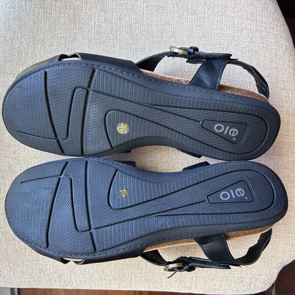 Earth Origins Women’s Black Slingback Sandals Size 11 Comfort Walking - Picture 6 of 7